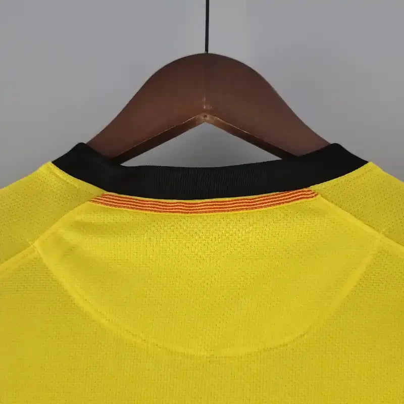 Camiseta Retro FC Barcelona Visitante Manga Larga 2008-09 - Fútbol Club Vintage