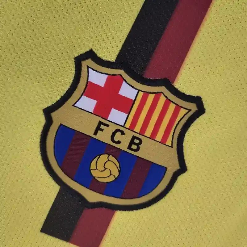 Camiseta Retro FC Barcelona Visitante Manga Larga 2008-09 - Fútbol Club Vintage