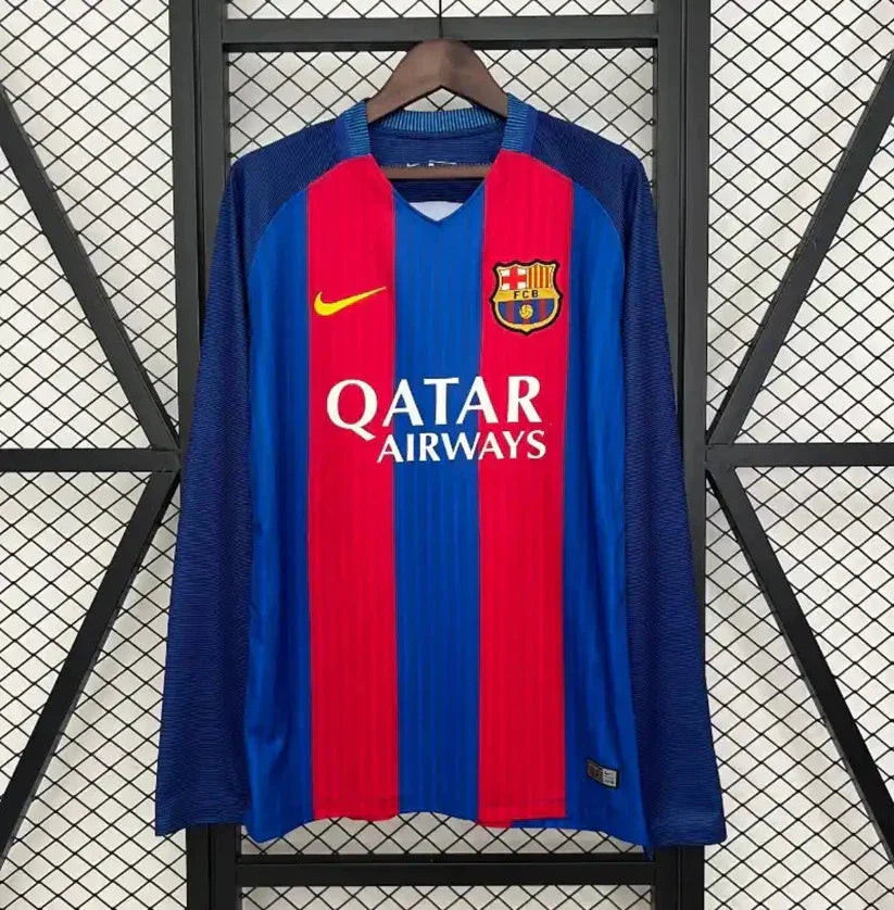 Camiseta Clásica FC Barcelona Manga Larga 2014-15 - Fútbol Club Vintage