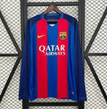 Camiseta Clásica FC Barcelona Manga Larga 2014-15 - Fútbol Club Vintage