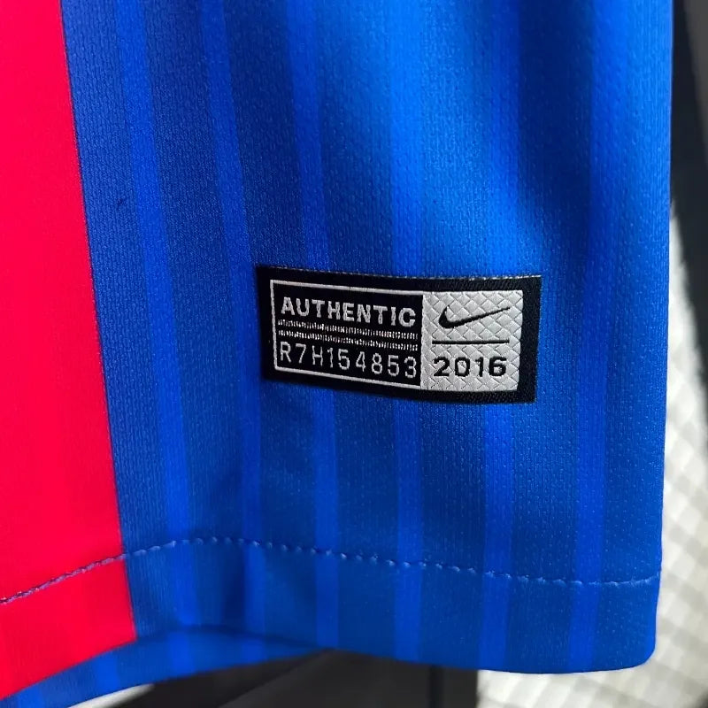 Camiseta Clásica FC Barcelona Manga Larga 2014-15 - Fútbol Club Vintage