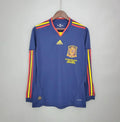 Camiseta Retro España Visitante Manga Larga 2010 - Fútbol Club Vintage