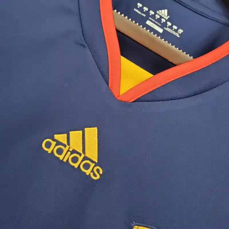Camiseta Retro España Visitante Manga Larga 2010 - Fútbol Club Vintage