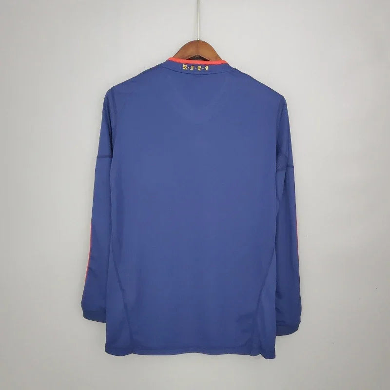 Camiseta Retro España Visitante Manga Larga 2010 - Fútbol Club Vintage