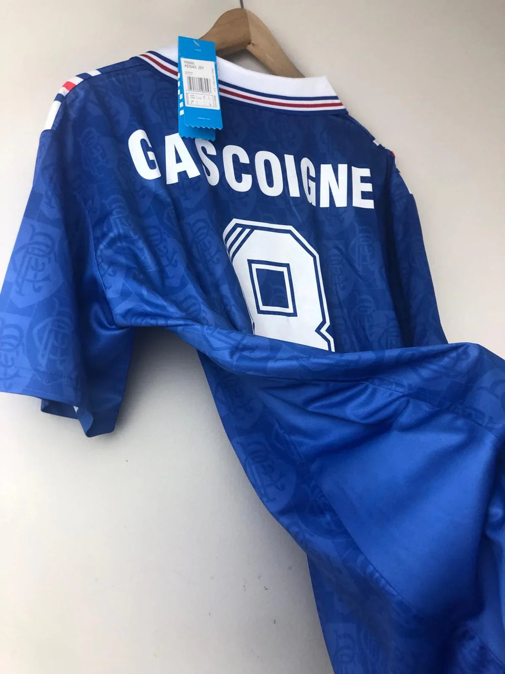 Camiseta Retro Gascoigne Rangers FC 1996-97 - Fútbol Club Vintage