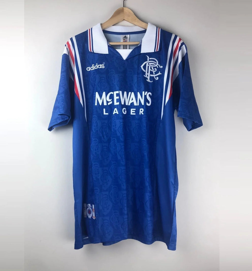 Camiseta Retro Gascoigne Rangers FC 1996-97 - Fútbol Club Vintage