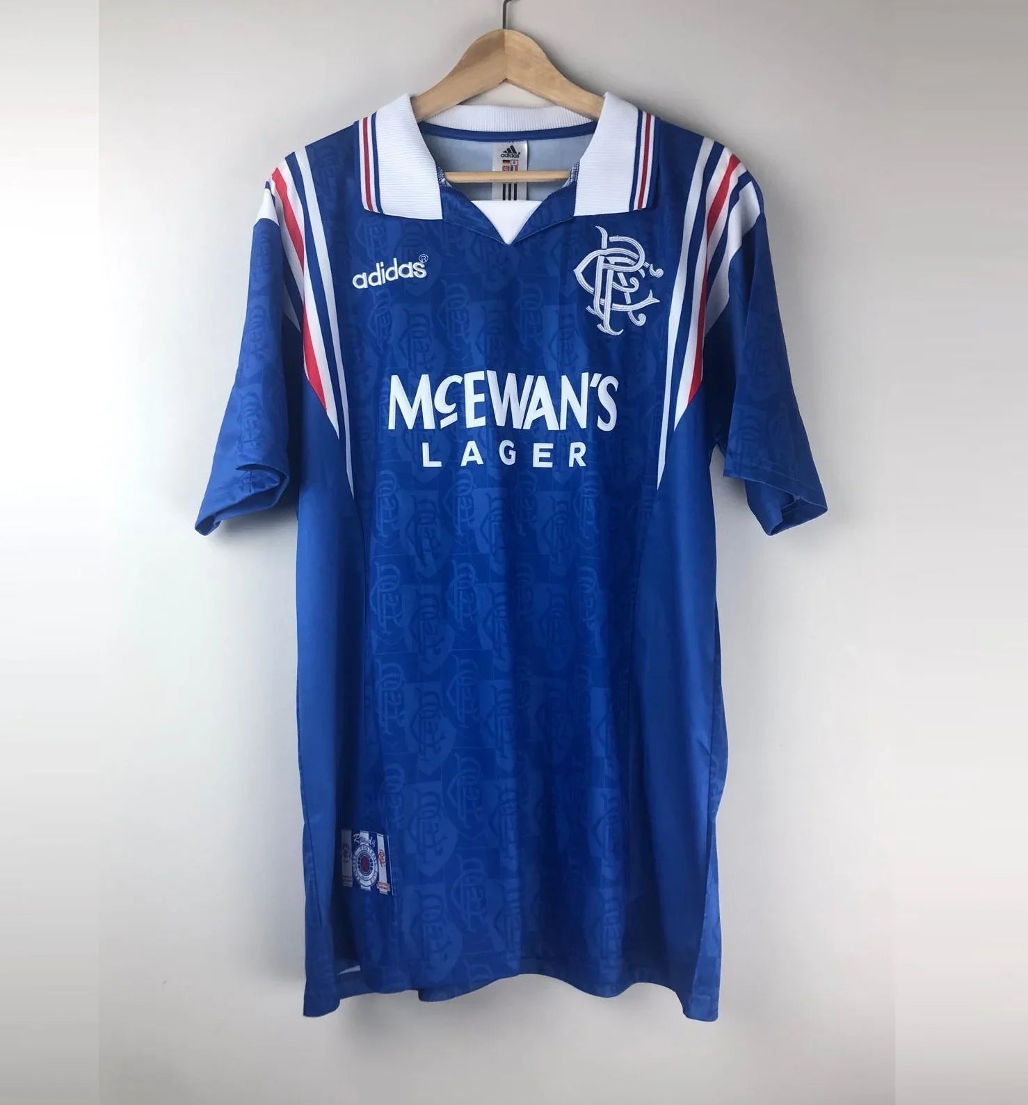 Camiseta Retro Gascoigne Rangers FC 1996-97 - Fútbol Club Vintage