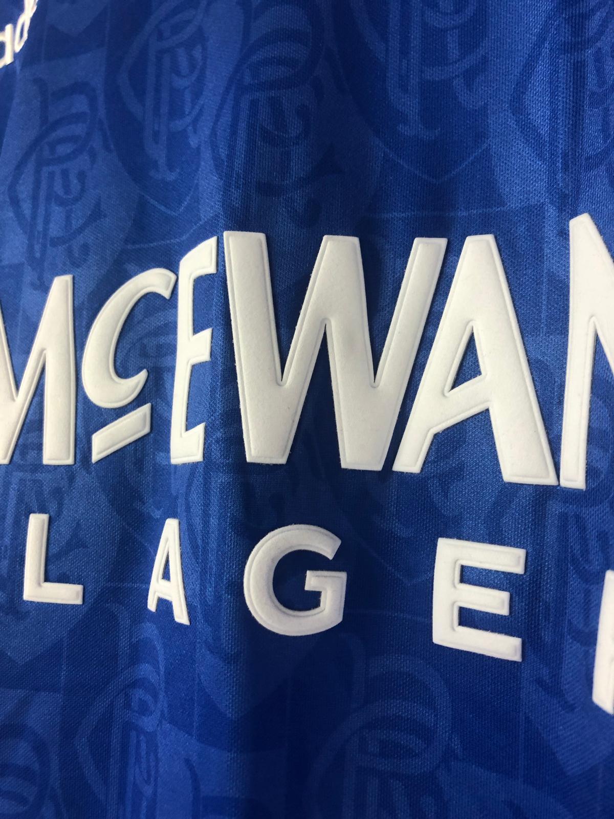 Camiseta Retro Gascoigne Rangers FC 1996-97 - Fútbol Club Vintage