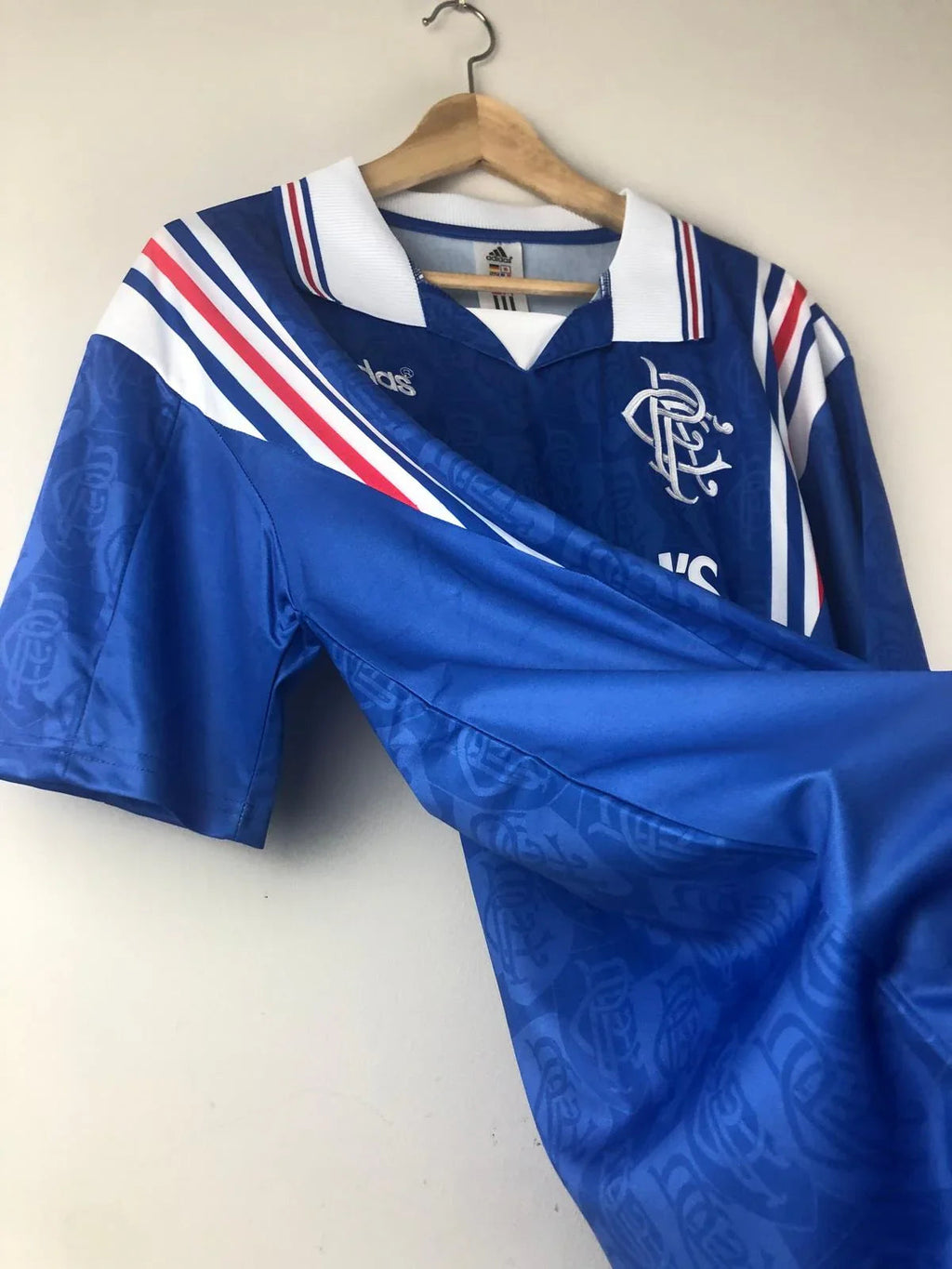 Camiseta Retro Gascoigne Rangers FC 1996-97 - Fútbol Club Vintage