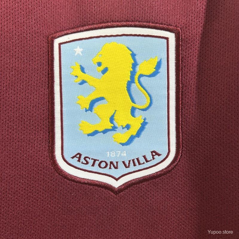 Camiseta Aston Villa 2024-25 - Fútbol Club Vintage