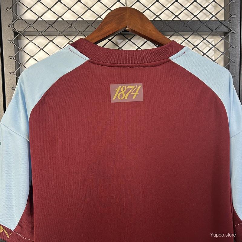Camiseta Aston Villa 2024-25 - Fútbol Club Vintage