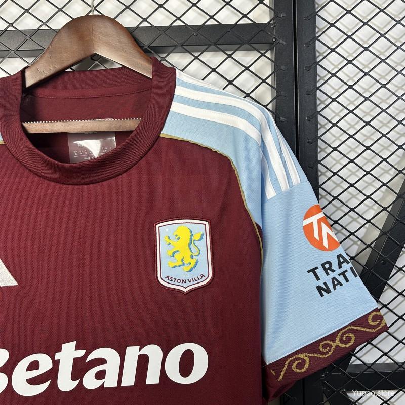 Camiseta Aston Villa 2024-25 - Fútbol Club Vintage
