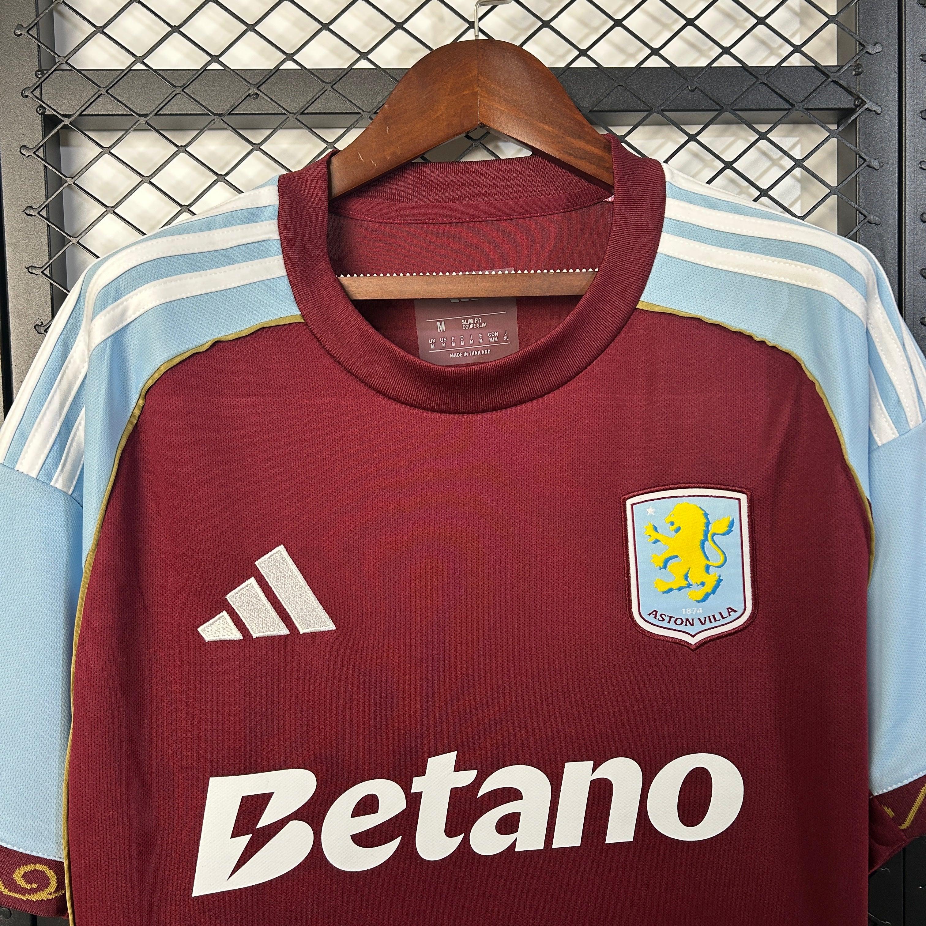 Camiseta Aston Villa 2025-26 - Fútbol Club Vintage