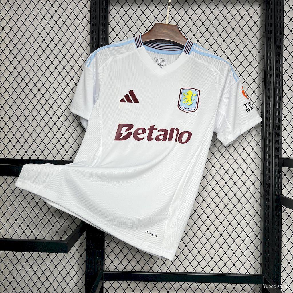 Camiseta Retro Aston Villa Visitante 2024-25 - Fútbol Club Vintage