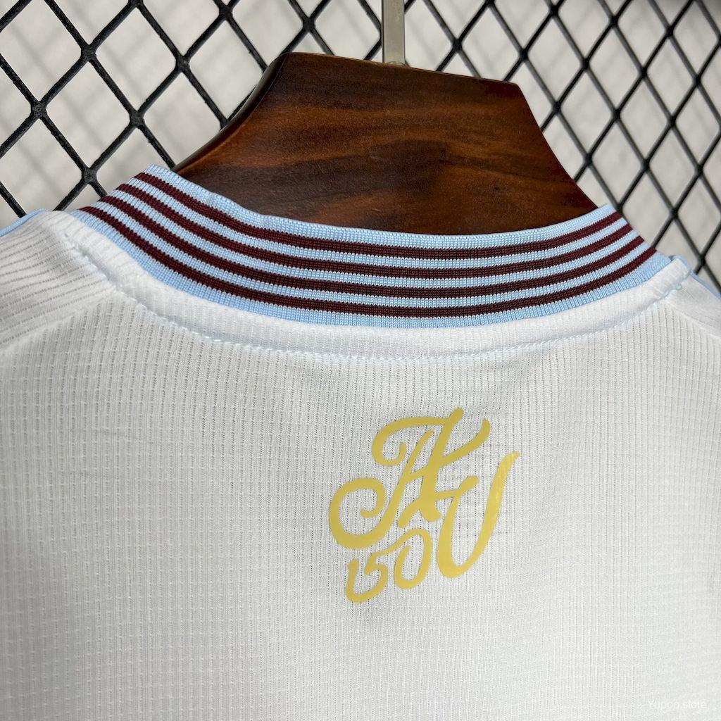 Camiseta Retro Aston Villa Visitante 2024-25 - Fútbol Club Vintage