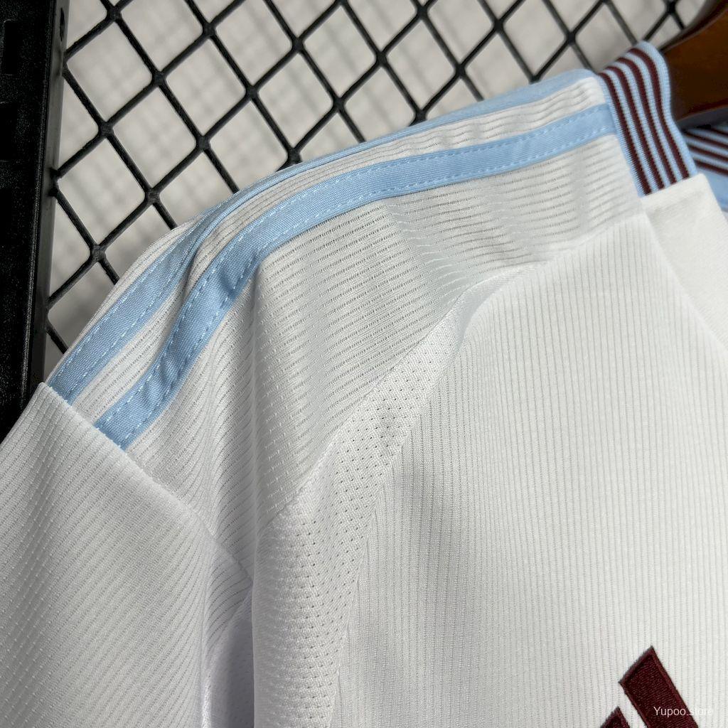 Camiseta Retro Aston Villa Visitante 2024-25 - Fútbol Club Vintage