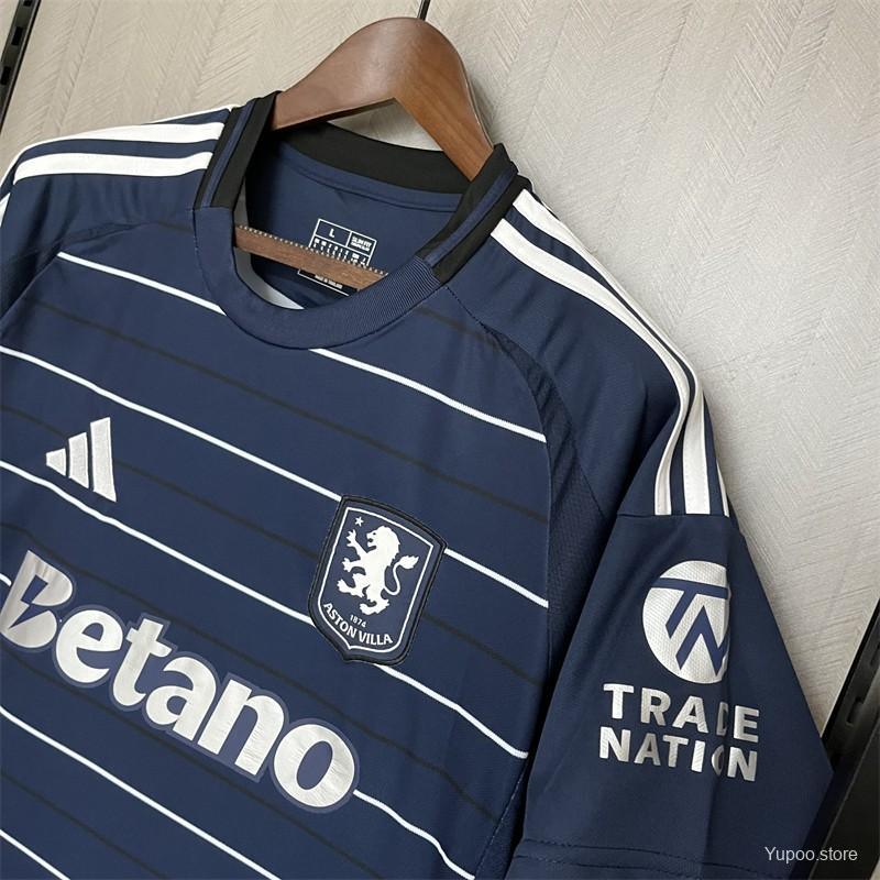 Camiseta Aston Villa Visitante 3ª 2024-25 - Fútbol Club Vintage