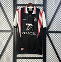 Camiseta Retro SL Benfica Visitante Negra 1997-98 - Fútbol Club Vintage