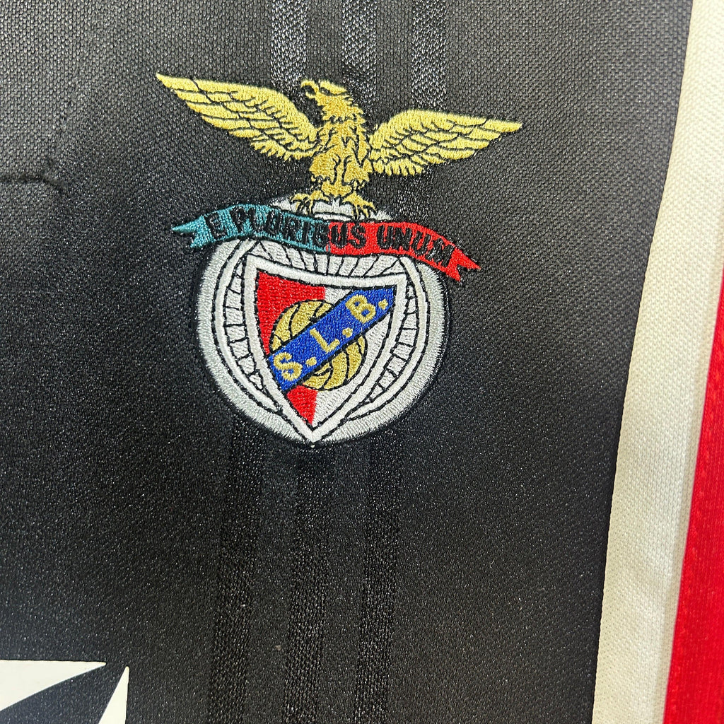 Camiseta Retro SL Benfica Visitante Negra 1997-98 - Fútbol Club Vintage