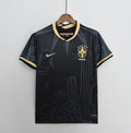 Camiseta Retro Brasil Negra 2022 - Fútbol Club Vintage