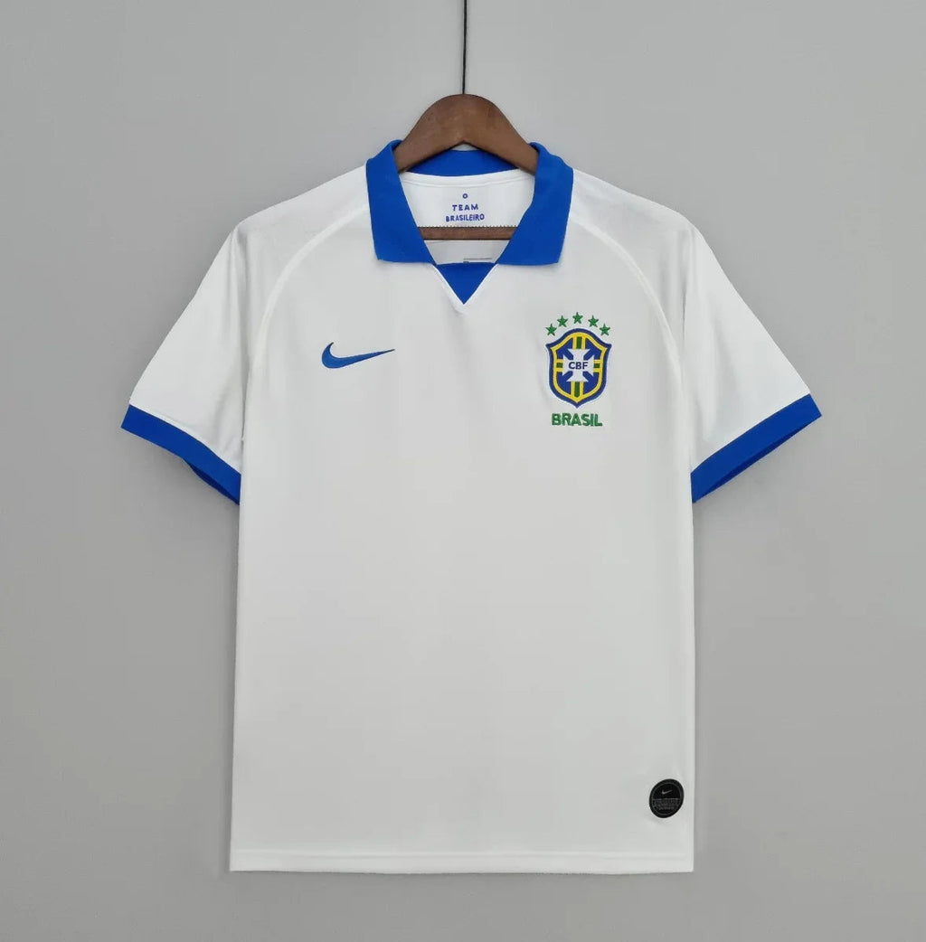 Camiseta Retro Brasil Visitante 2019 - Fútbol Club Vintage