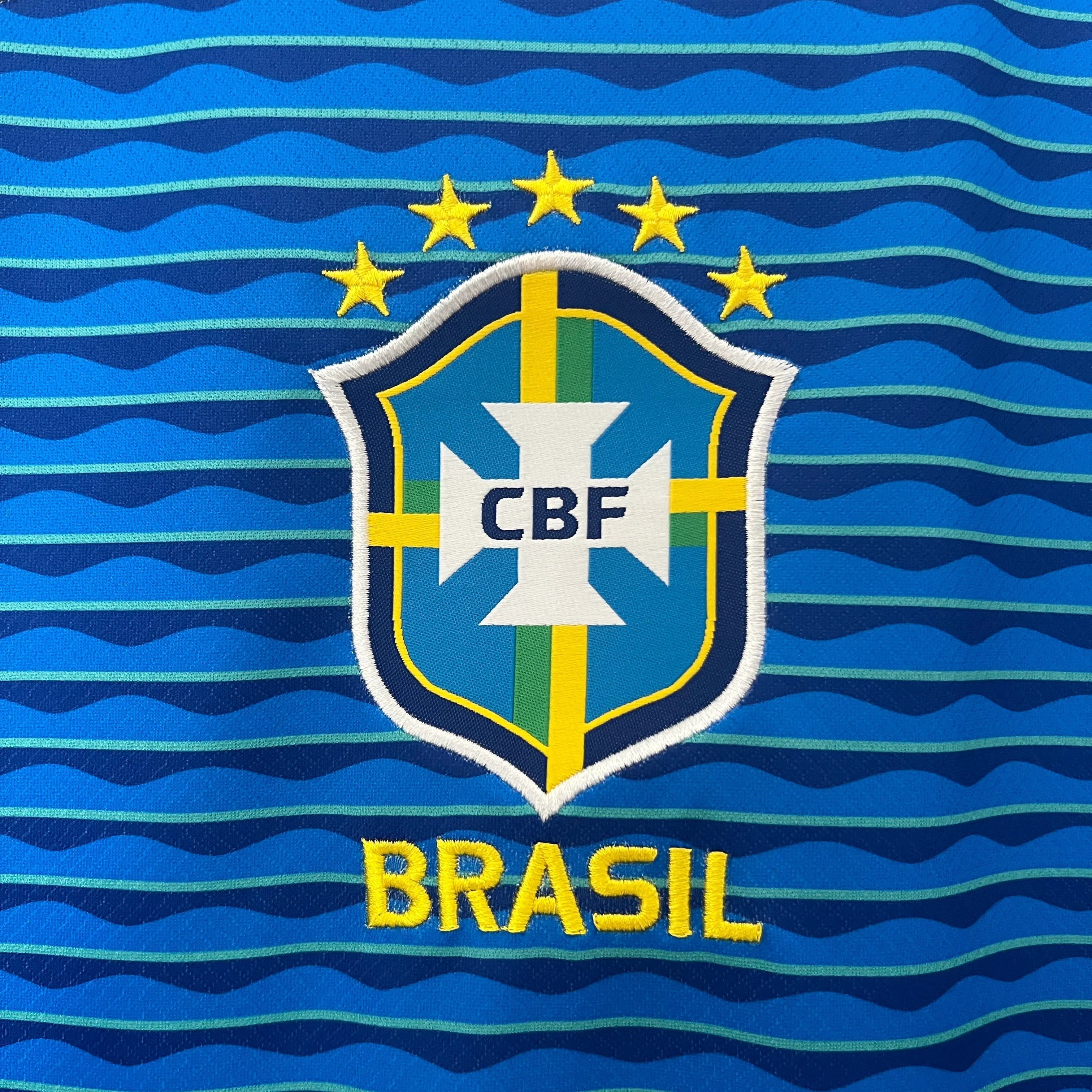 Camiseta Retro Brasil Visitante 2024 - Fútbol Club Vintage
