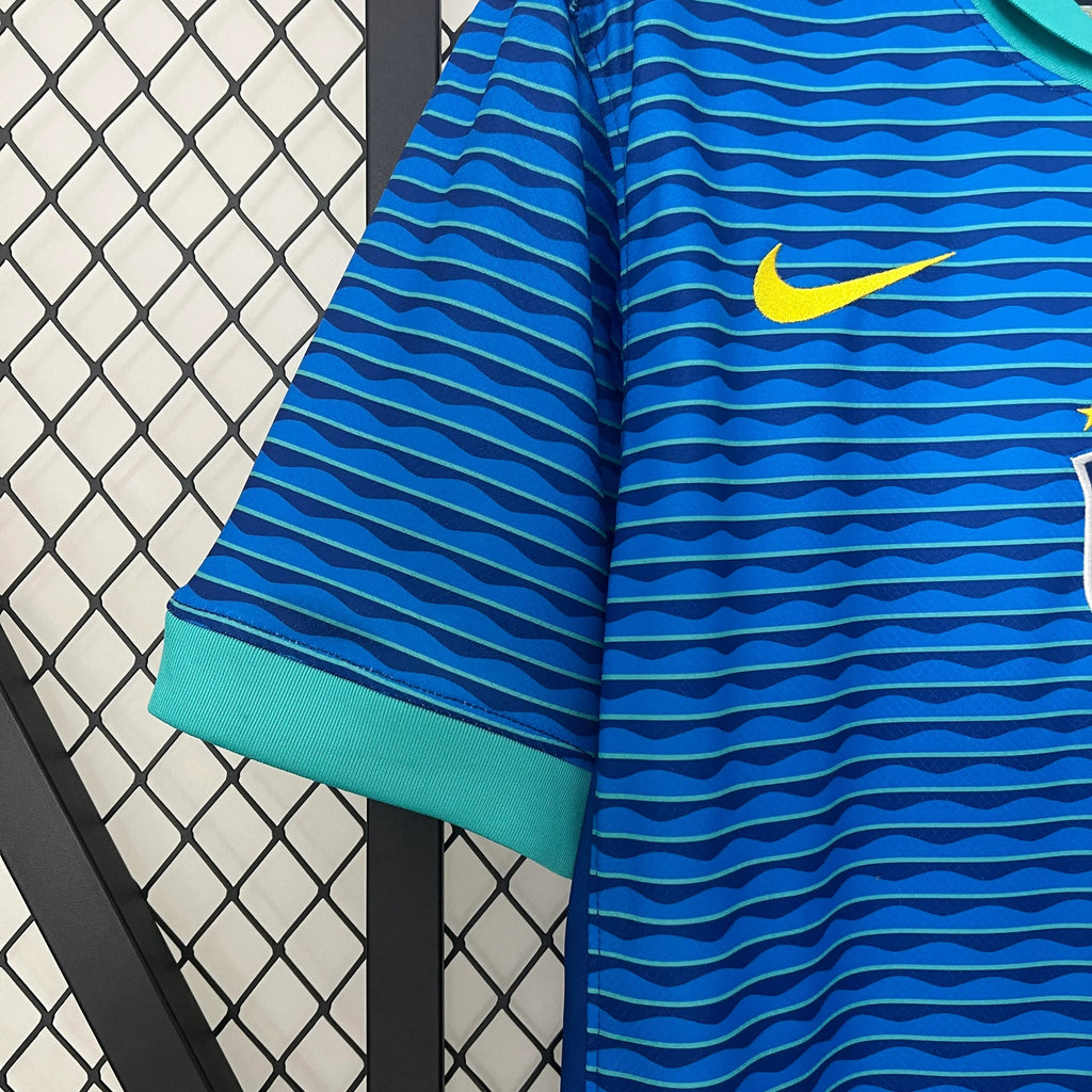 Camiseta Retro Brasil Visitante 2024 - Fútbol Club Vintage