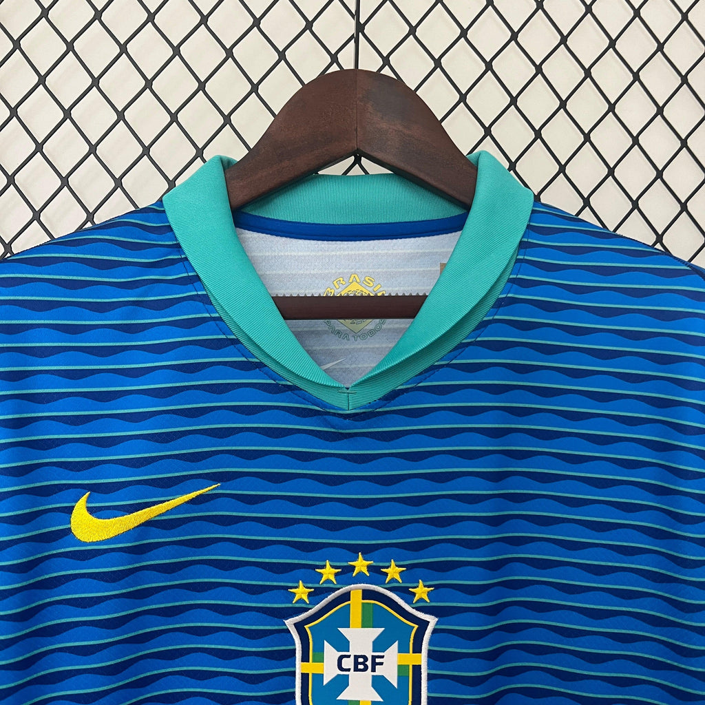 Camiseta Retro Brasil Visitante 2024 - Fútbol Club Vintage