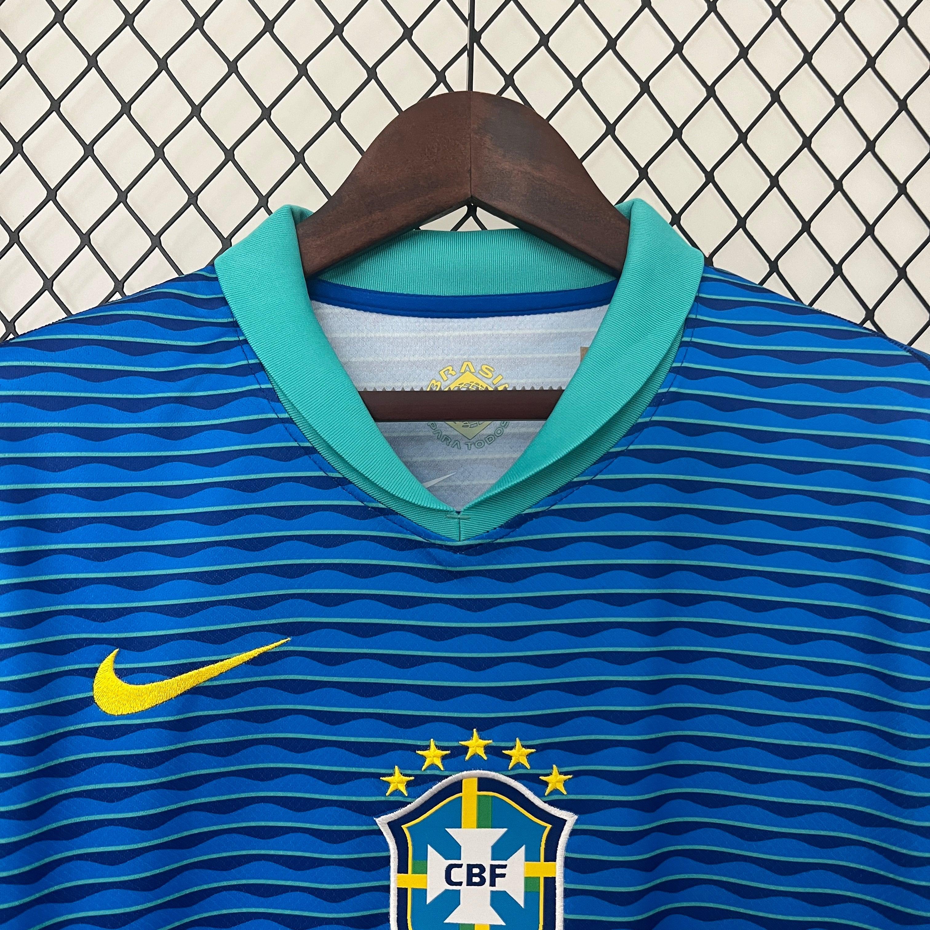 Camiseta Retro Brasil Visitante 2024 - Fútbol Club Vintage