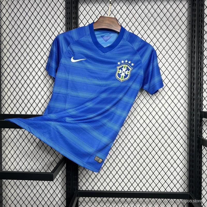 Camsieta Retro Brasil Visitante 2014 - Fútbol Club Vintage