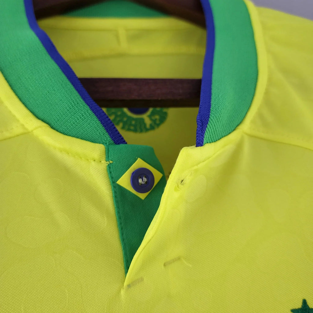 Camiseta Retro Brasil 2022 Neymar JR - Fútbol Club Vintage