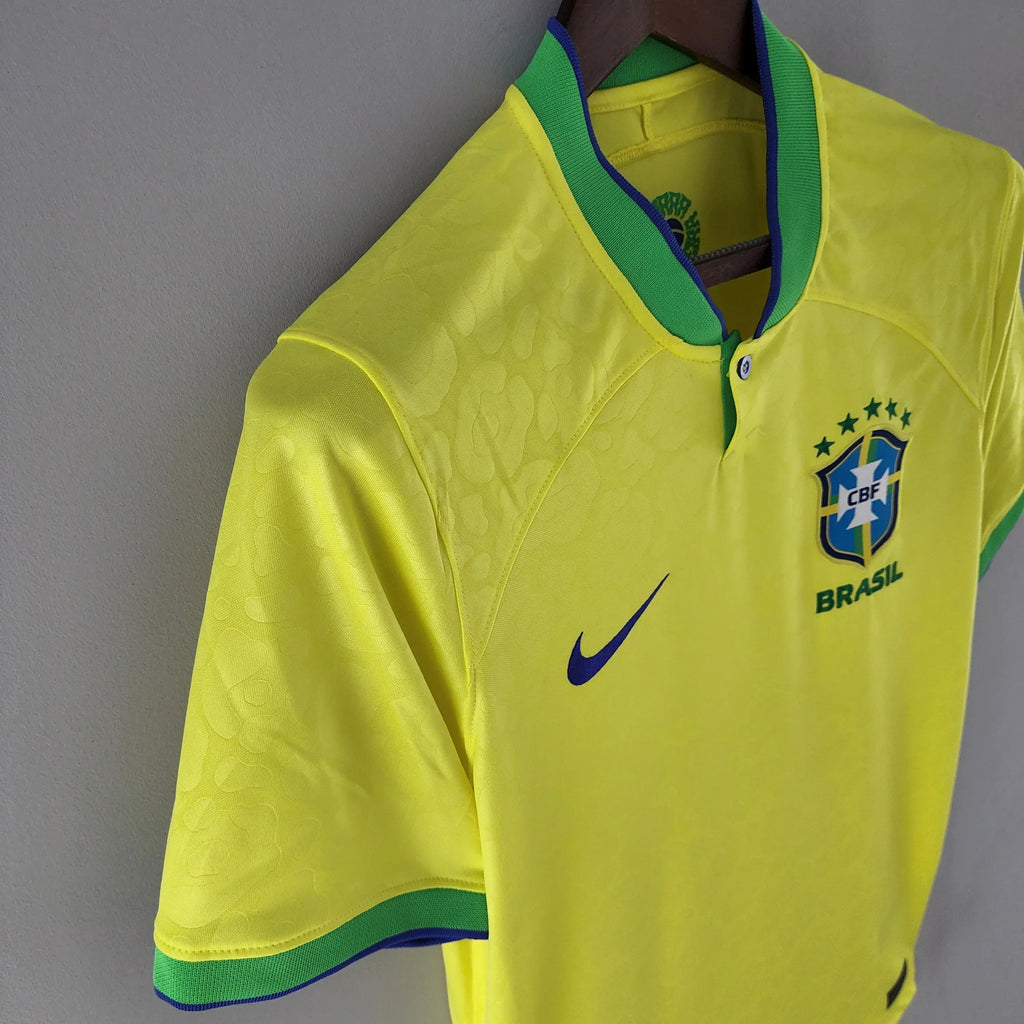 Camiseta Retro Brasil 2022 Neymar JR - Fútbol Club Vintage