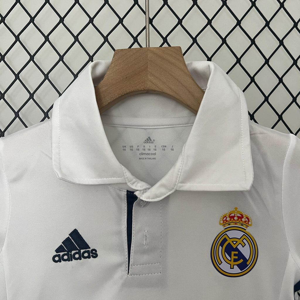 Retro Real Madrid Niños 2016-17 - Fútbol Club Vintage