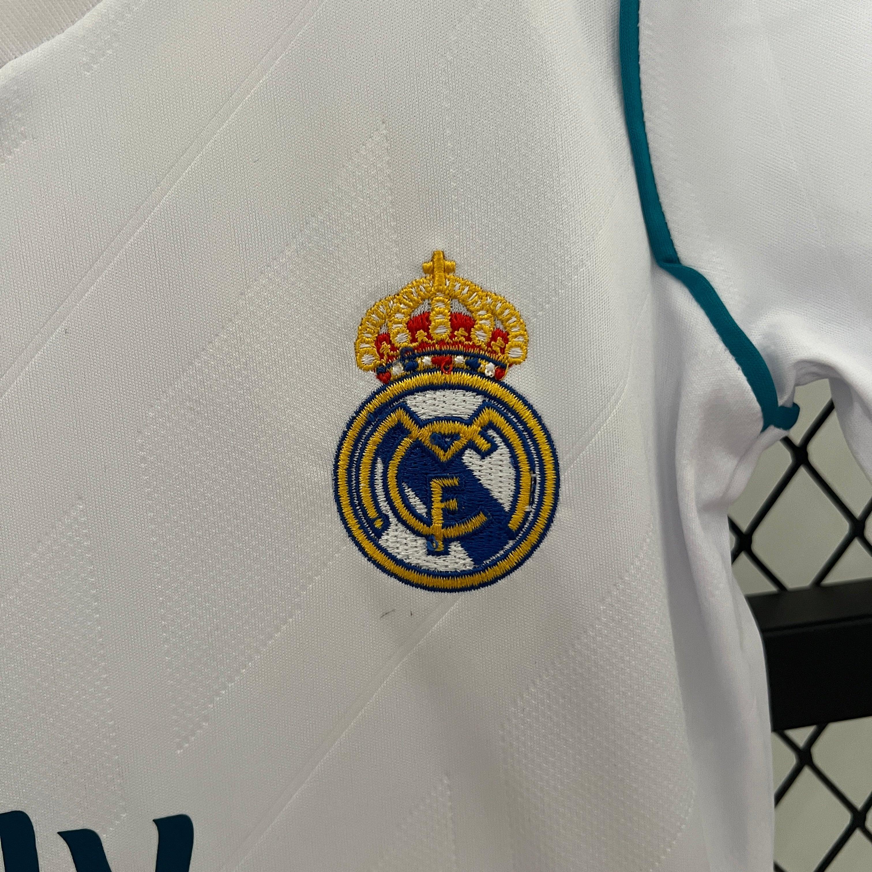 Retro Real Madrid Niños 2017-18 - Fútbol Club Vintage