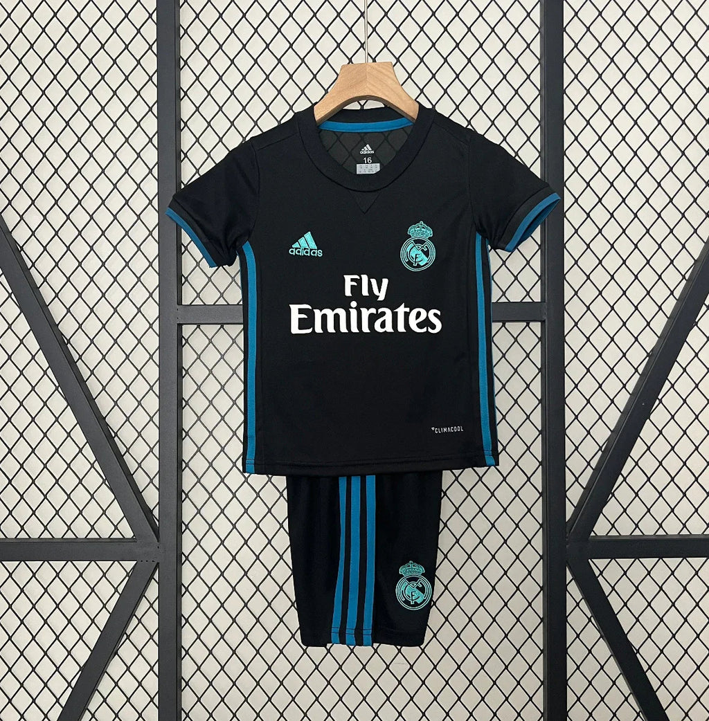 Retro Real Madrid Visitante Niños 2017-18 - Fútbol Club Vintage