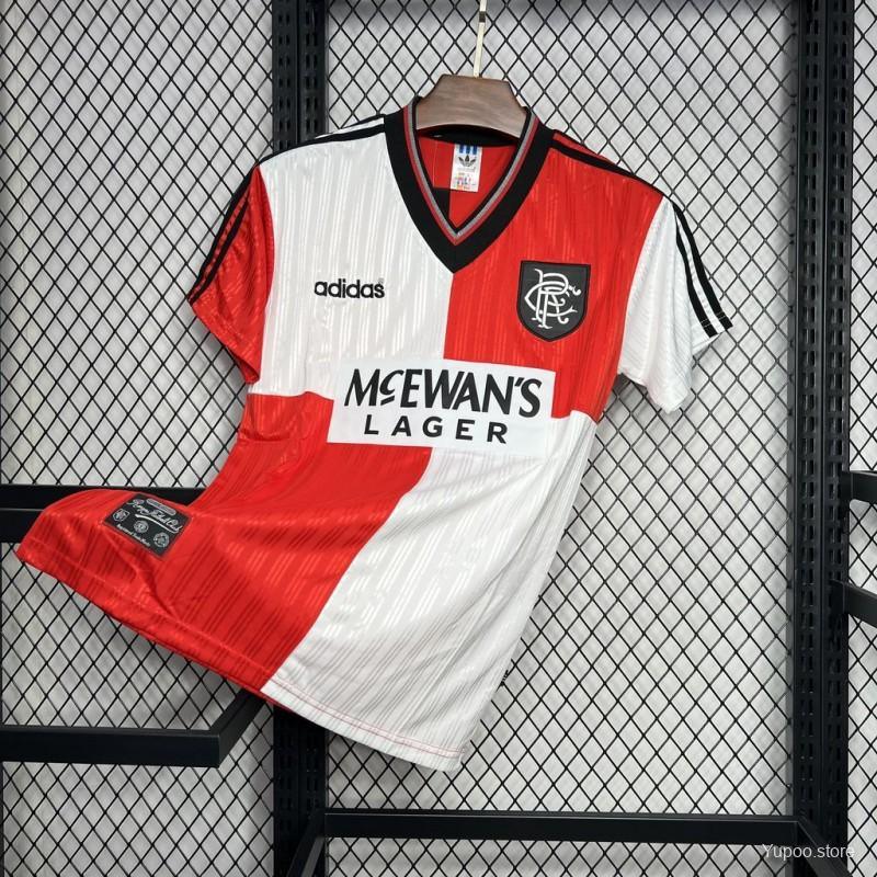 Camiseta Retro Rangers FC Visitante 1995-96 - Fútbol Club Vintage