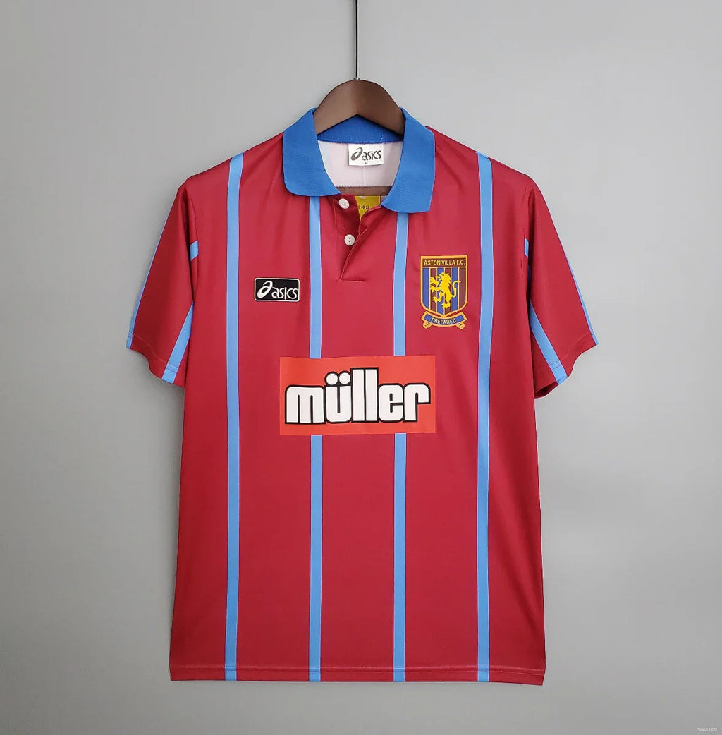 Camiseta Retro Aston Villa 1993-95 - Fútbol Club Vintage