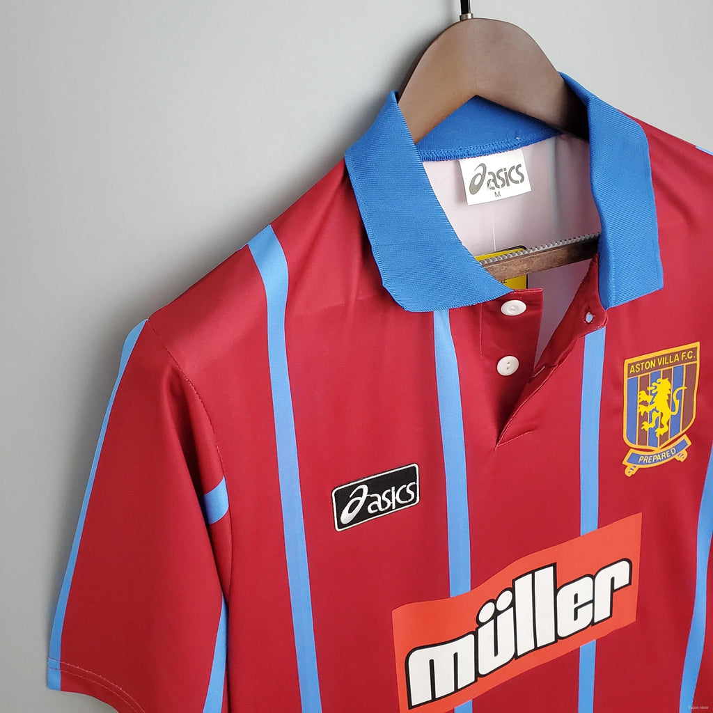 Camiseta Retro Aston Villa 1993-95 - Fútbol Club Vintage