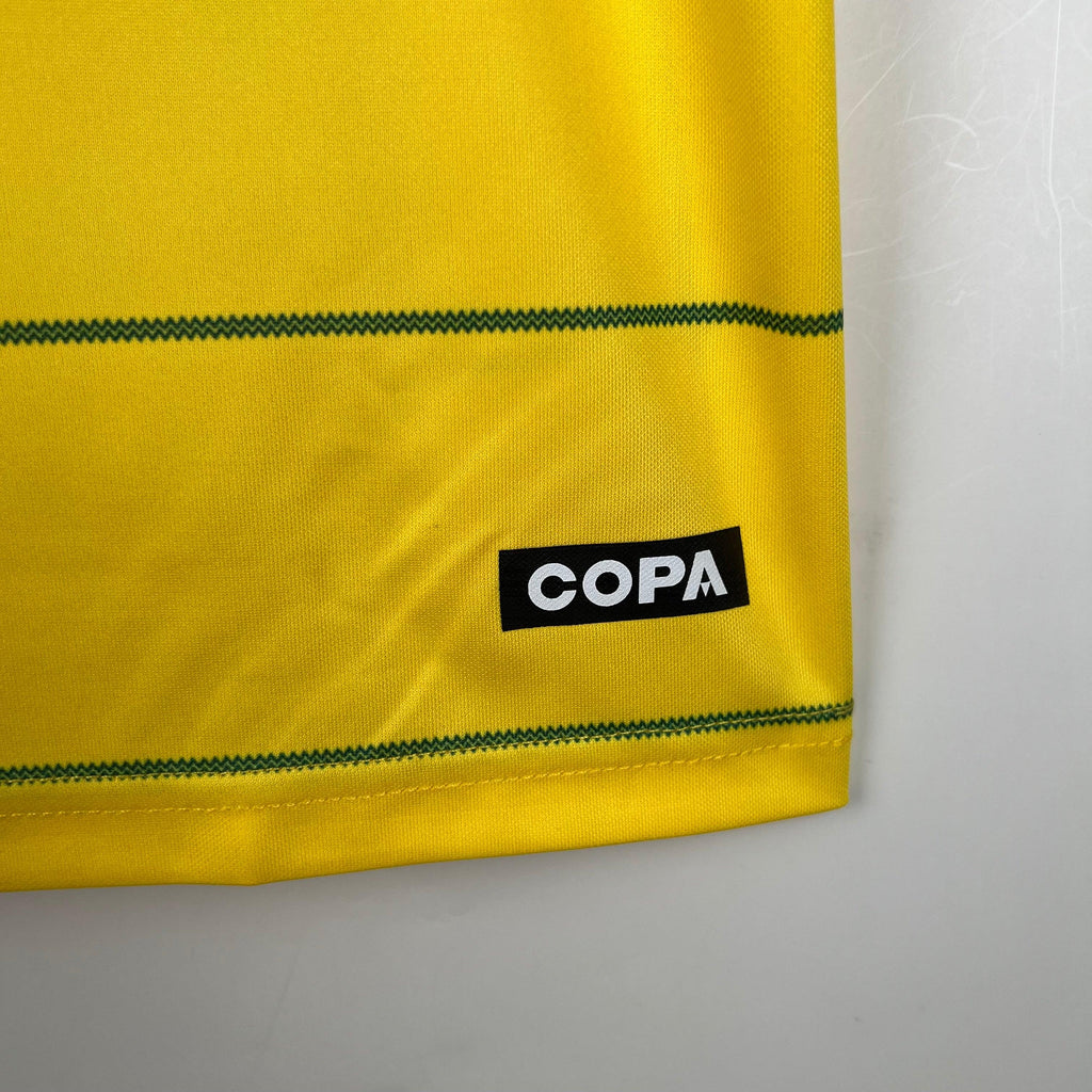 Camiseta Retro Brasil 1984 - Fútbol Club Vintage