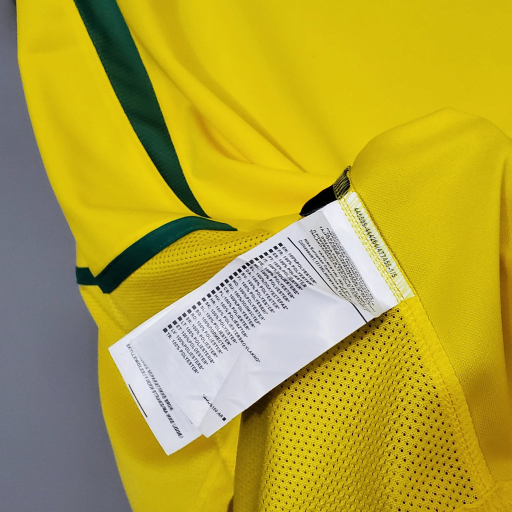 Camiseta Retro Brasil 2002 - Fútbol Club Vintage