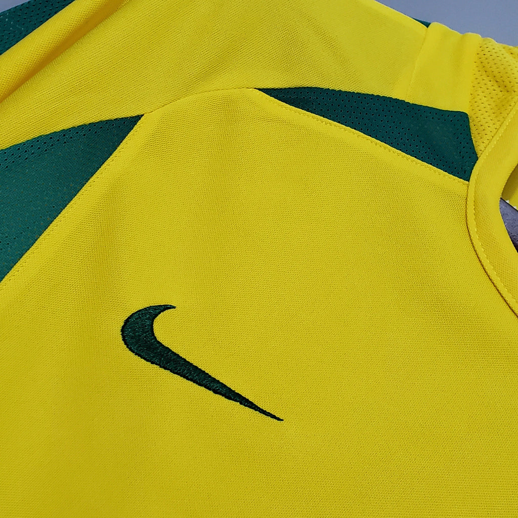 Camiseta Retro Brasil 2002 - Fútbol Club Vintage