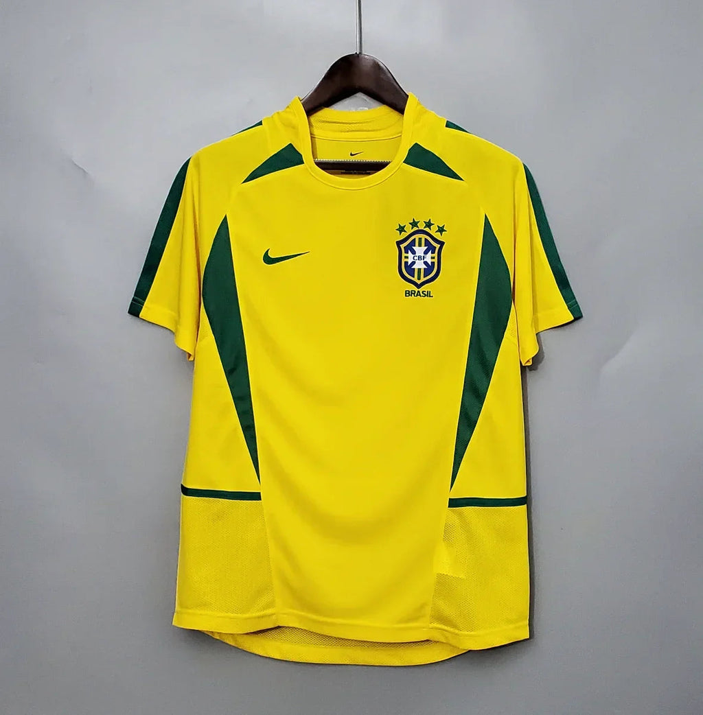 Camiseta Retro Brasil 2002 - Fútbol Club Vintage