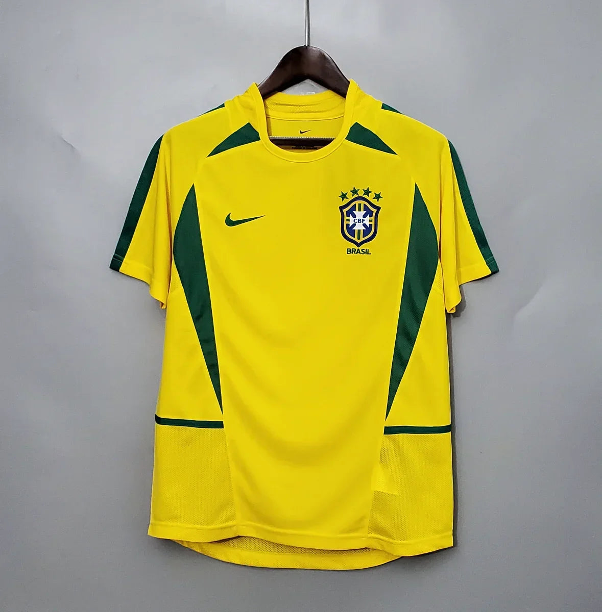 Camiseta Retro Brasil 2002 - Fútbol Club Vintage