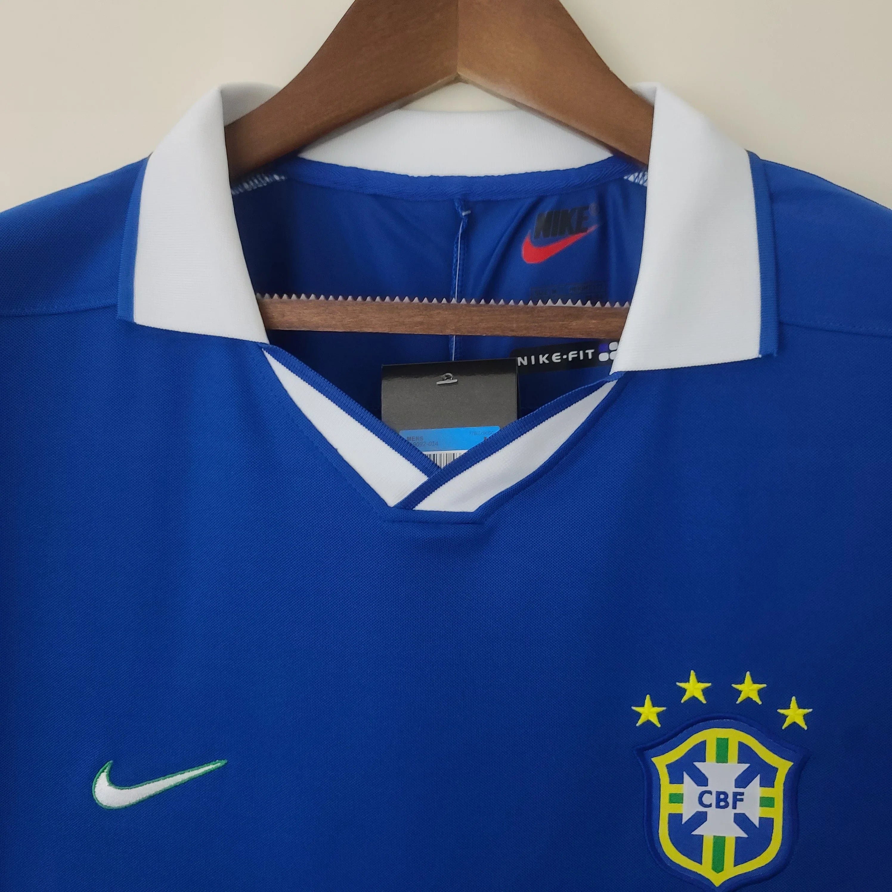 Camiseta Retro Brasil Visitante 1997 - Fútbol Club Vintage