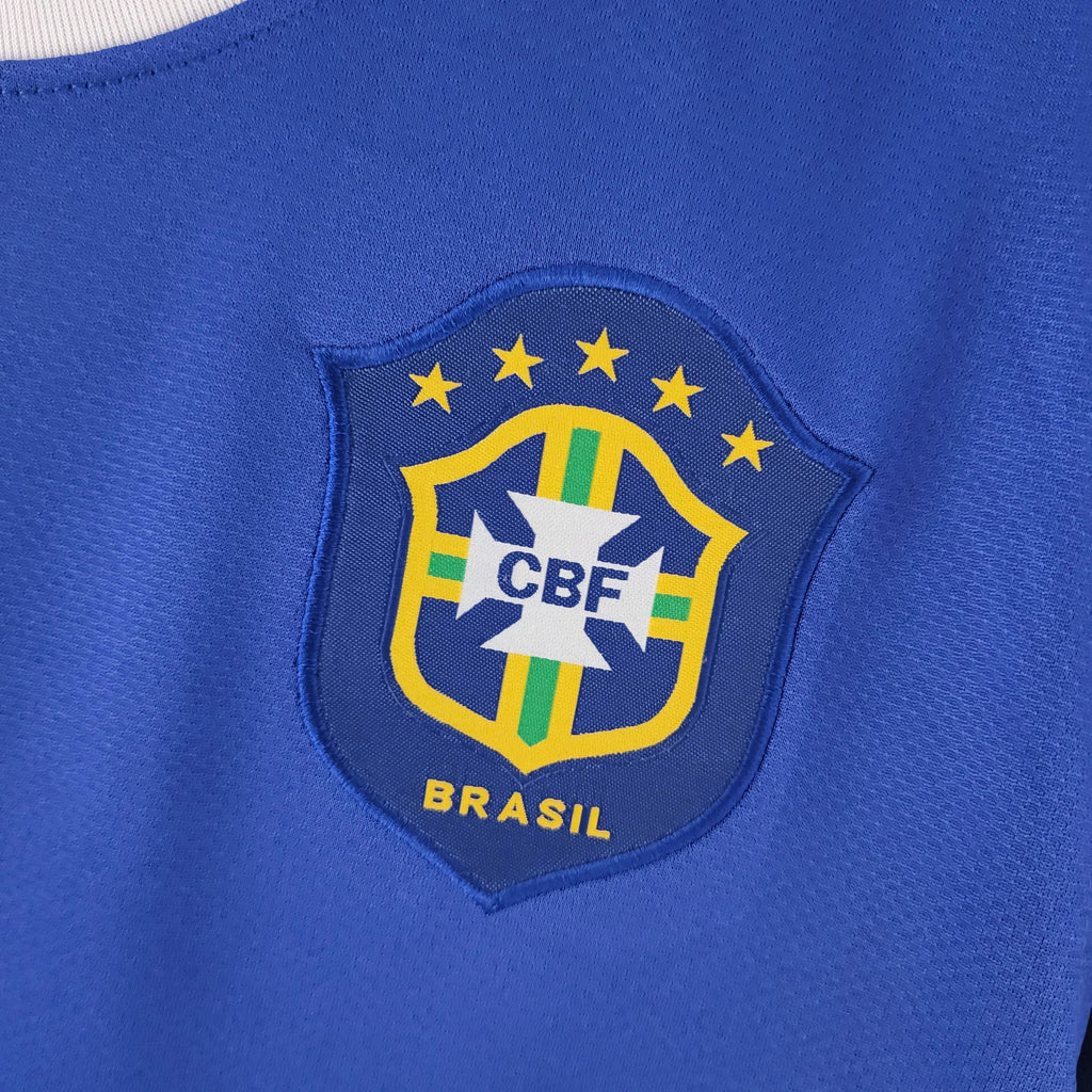 Camiseta Retro Brasil Visitante 2006 - Fútbol Club Vintage
