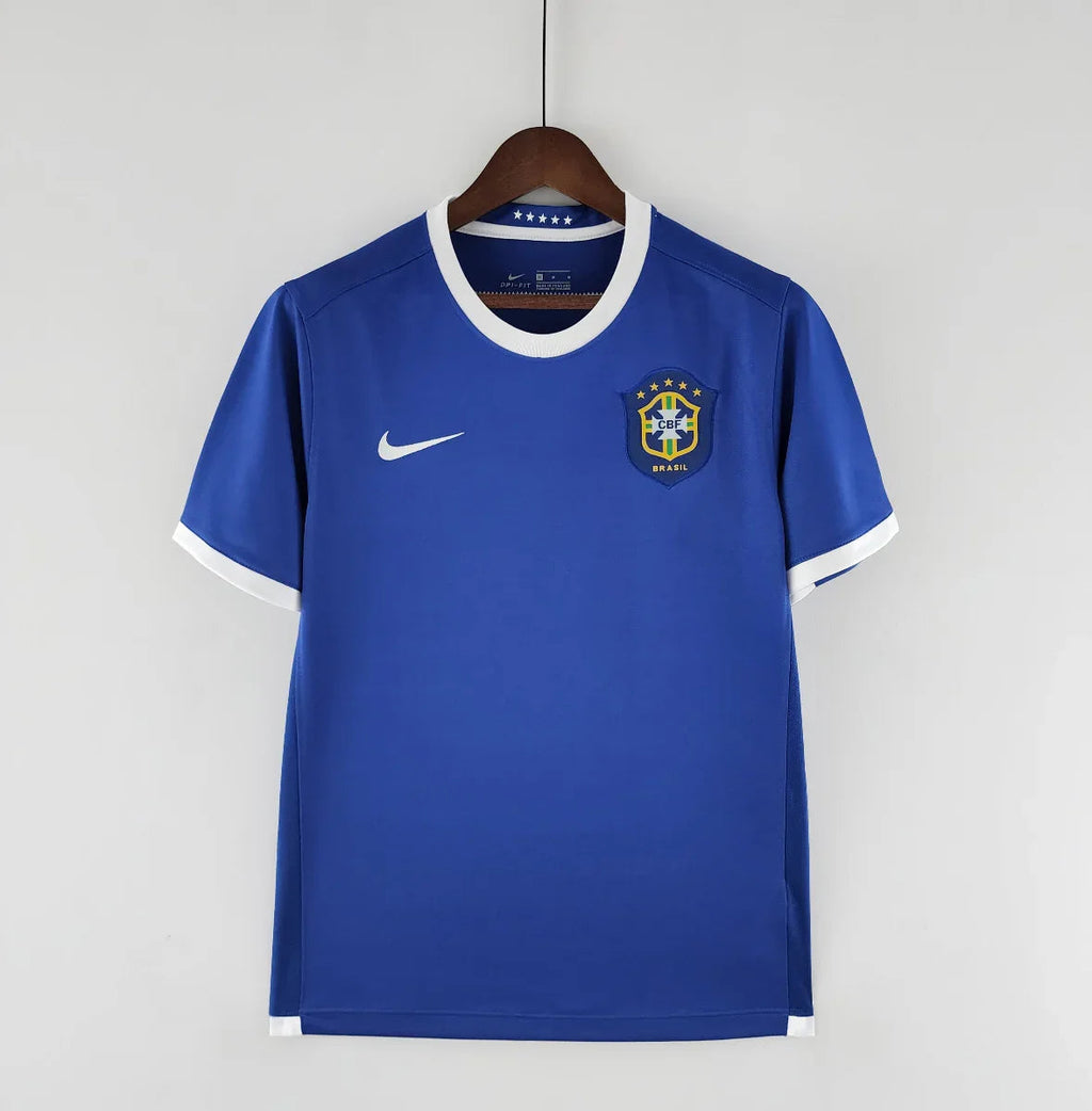 Camiseta Retro Brasil Visitante 2006 - Fútbol Club Vintage