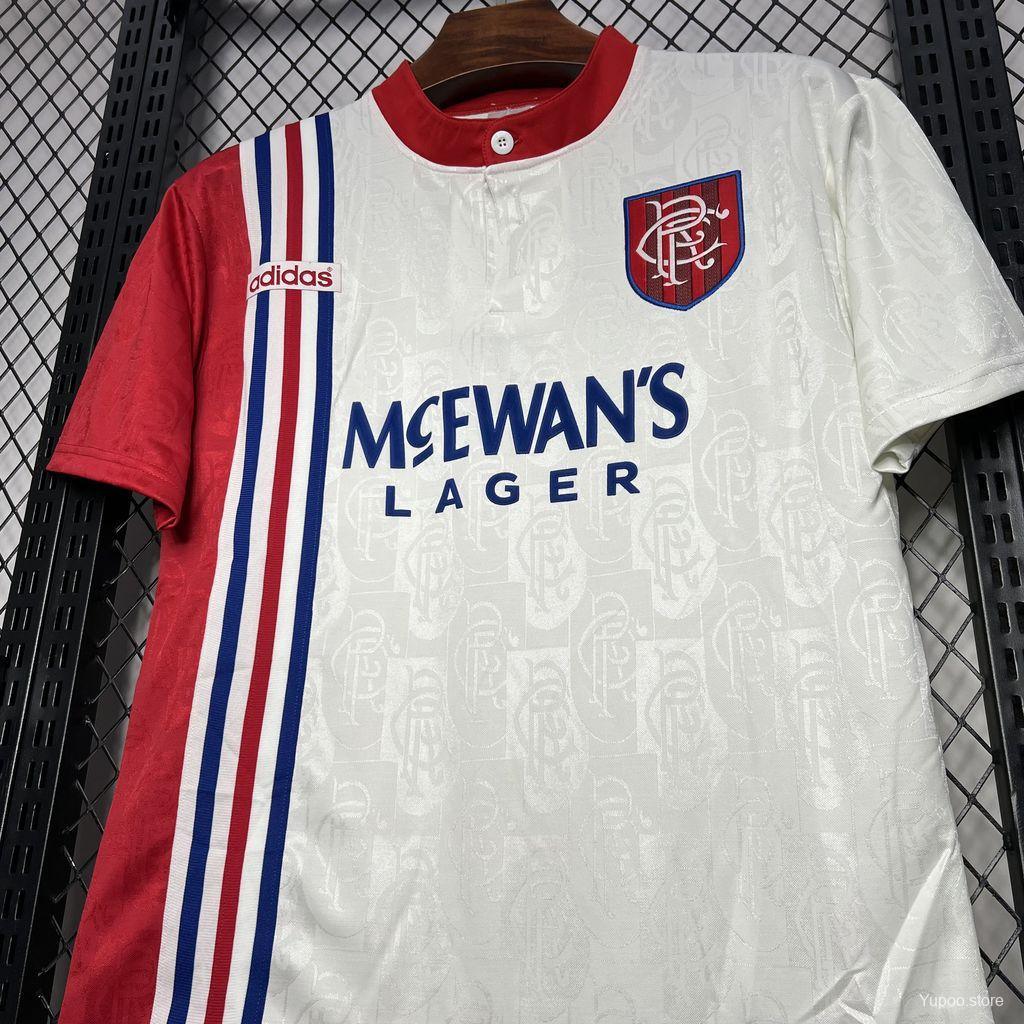Camiseta Retro Rangers FC Visitante 1996-97 - Fútbol Club Vintage