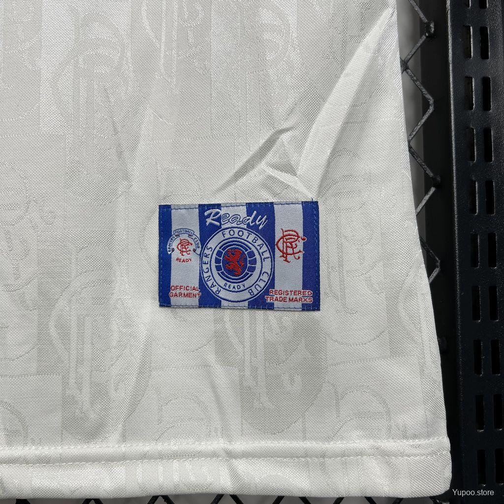 Camiseta Retro Rangers FC Visitante 1996-97 - Fútbol Club Vintage