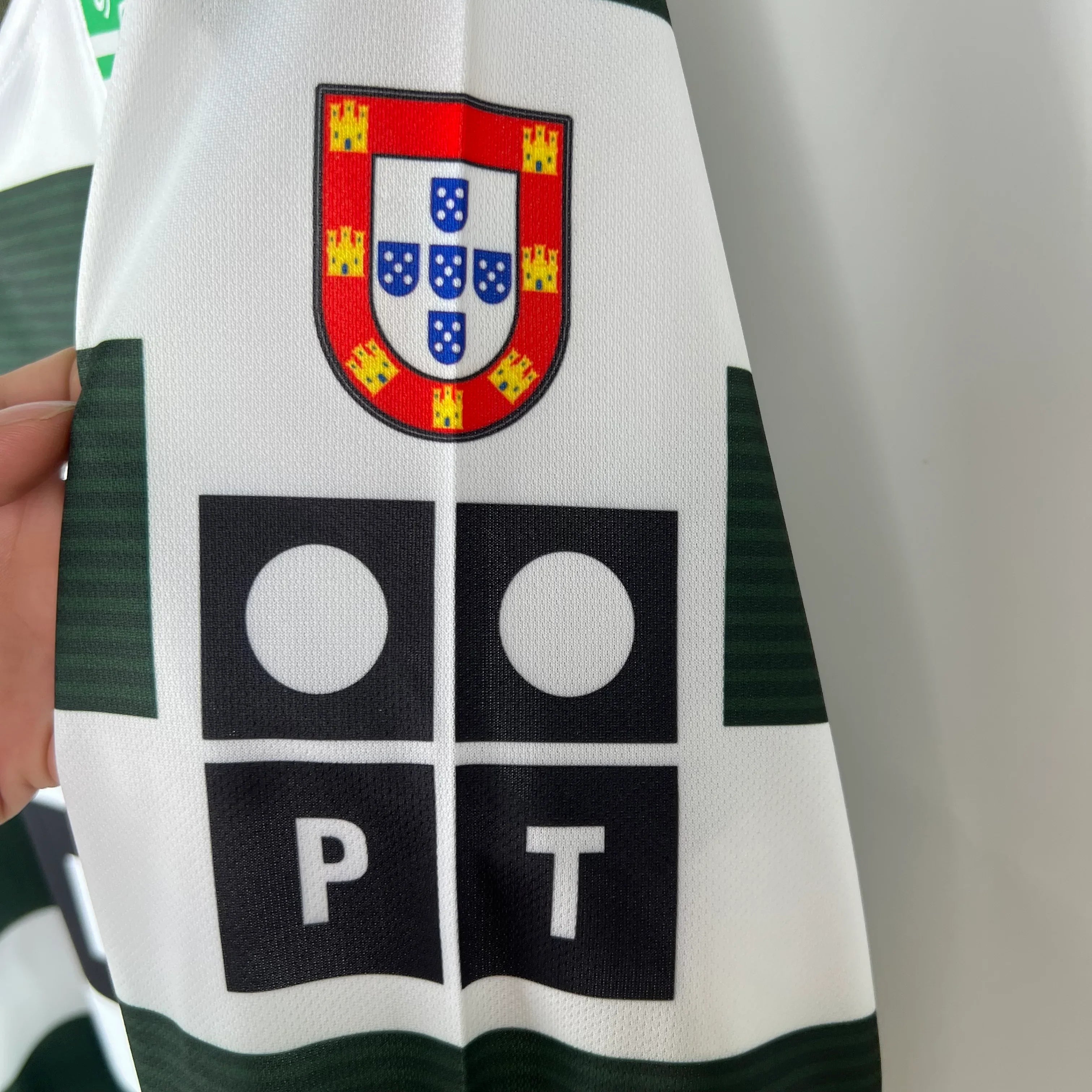 Camiseta Retro Sporting Club de Portugal Manga Larga 2001-03 - Fútbol Club Vintage