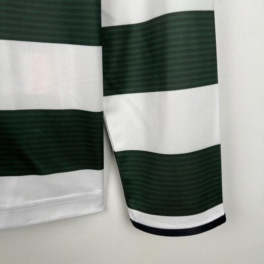 Camiseta Retro Sporting Club de Portugal Manga Larga 2001-03 - Fútbol Club Vintage